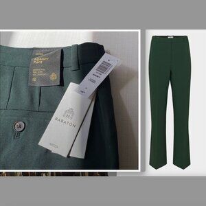 NWT ARITZIA Babaton SCARAB / Dark Green AGENCY PANT Size 12 💚💚